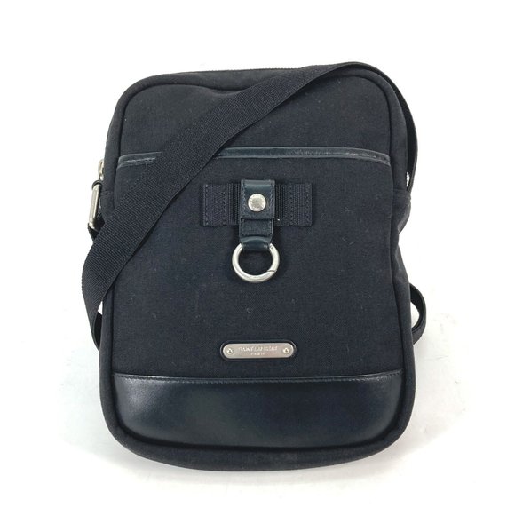 Saint Laurent Paris 482777 Crossbody bag Pochette Shoulder Bag Black - Picture 1 of 10
